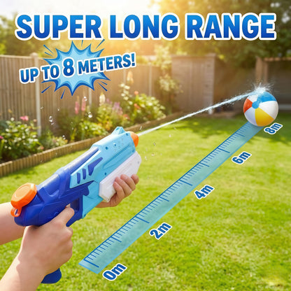 Vivyklfc water pistols set with 300ml capacity, leak-proof squirt guns, ideal for kids and adults, perfect for pool and beach fun