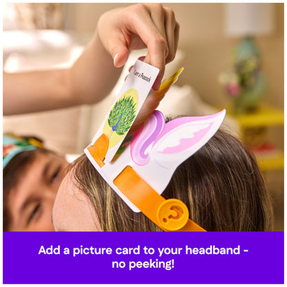 Spin Master Games, Hedbanz 3rd Edition 2025 with New Cards & Headbands, Picture Guessing Card Game, Quick Questions & Fast Fun, Easy to Play for Family & Kids, 2-6 Players, for Ages 6 & Up