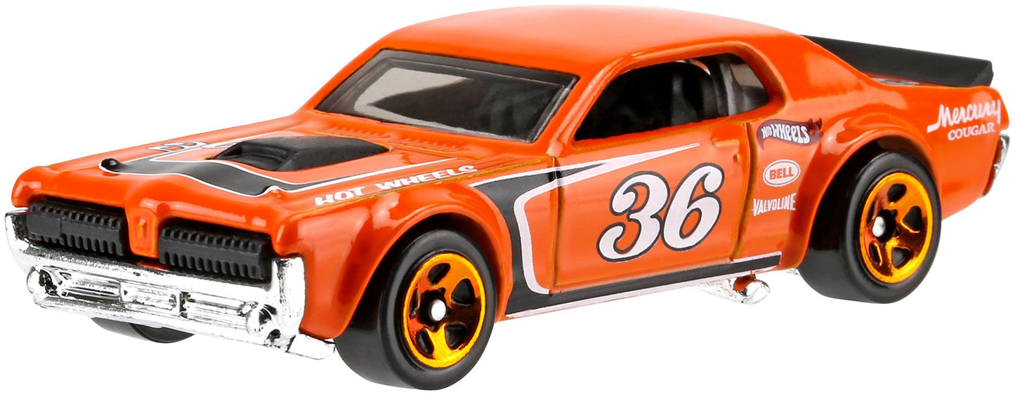 Hot Wheels Toy Cars 20-Pack, Set of 20 Die-Cast 1:64 Scale Sports & Race Vehicles for Kids & Collectors (Styles May Vary), H7045