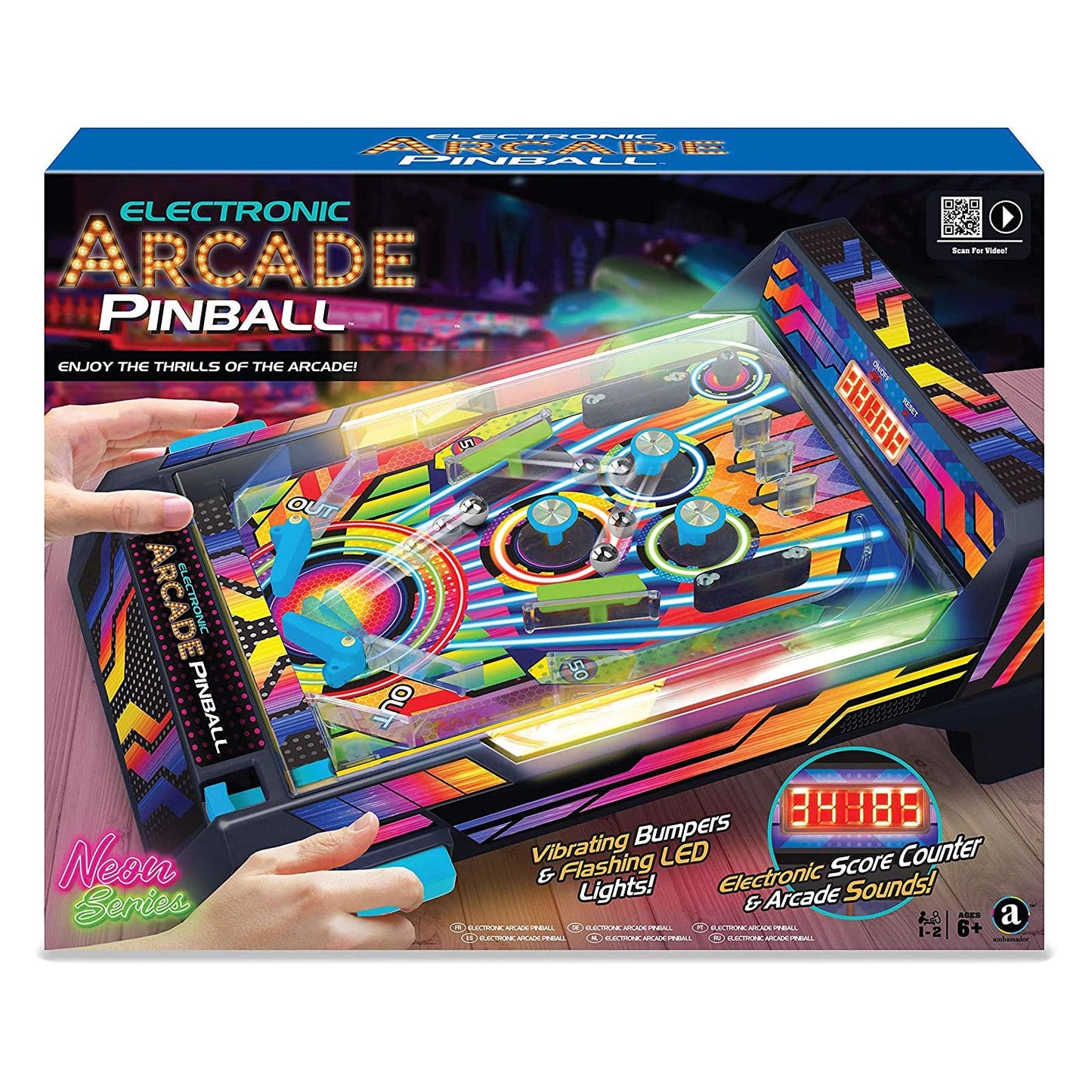Ambassador Electronic Arcade Pinball Game