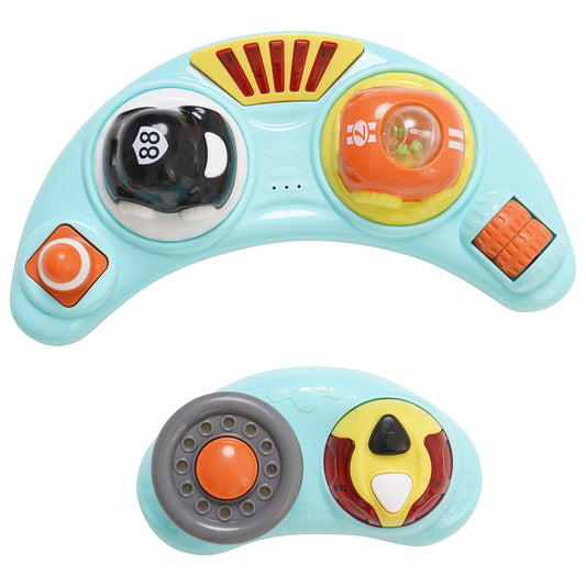 My Child 4-in-1 activity walker with roundabout design for toddlers, featuring neutral colors, adjustable height, and safe walking support.