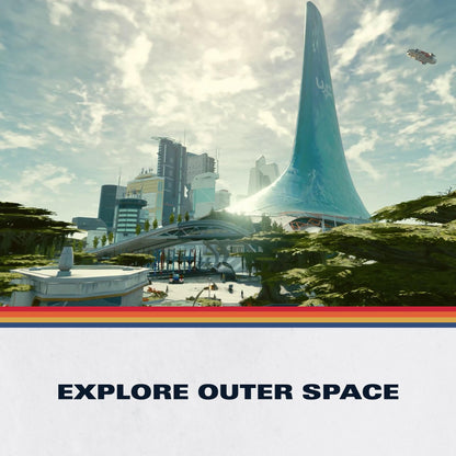 Starfield™ Premium Edition game for PlayStation 5 featuring the game case and cover art with space-themed design.