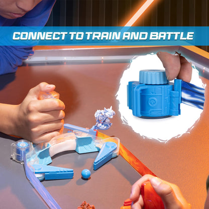 Doteki Battle Training Set – Heatoru Champion Practice Kit with Blitz Targets, Ricochet Units, Health Key, Dynamic Arena, Compatible with All Packs, Ages 8+, Red