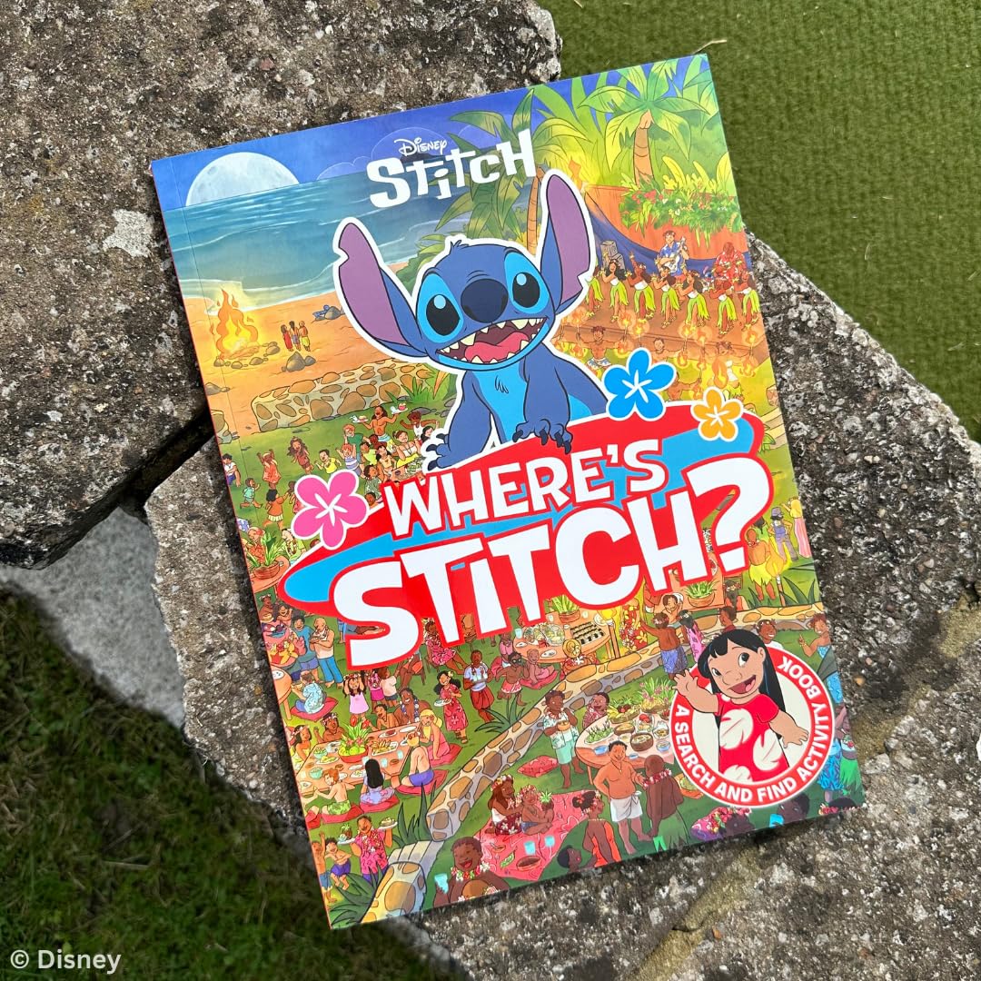 Where's Stitch?: A Disney search-and-find activity book