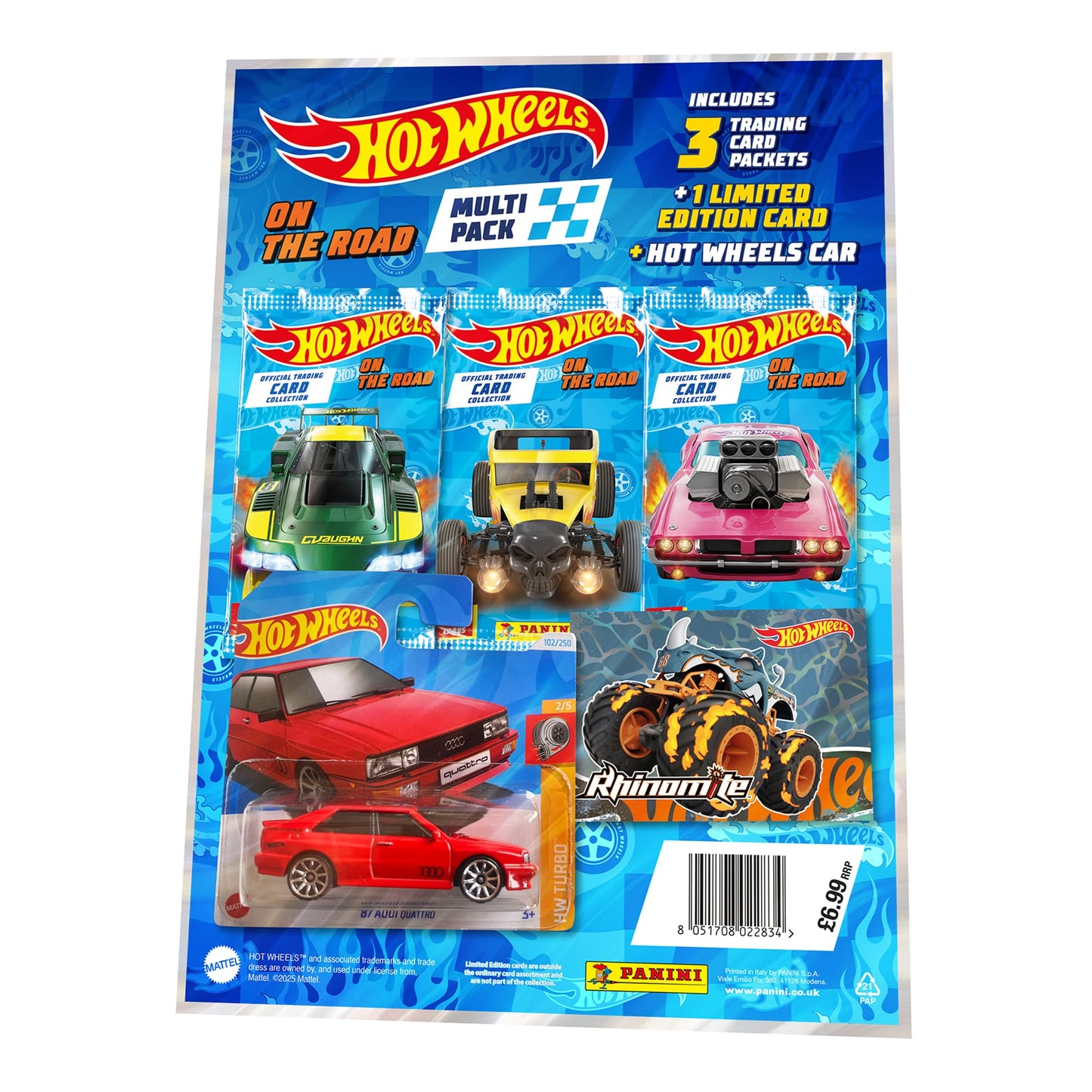 Hot Wheels On The Road Trading Card Collection - Multipack