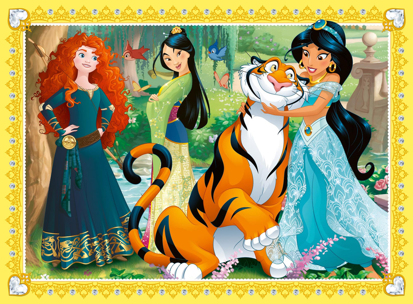 Ravensburger Disney Princess 4 in Box Jigsaw Puzzles for Kids Age 3 Years and Up - 12, 16, 20 & 24 Pieces