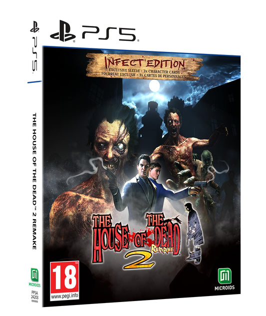 Limited edition The House of the Dead 2: Remake for PS5 by MICROÏDS, featuring game cover art and limited edition packaging.
