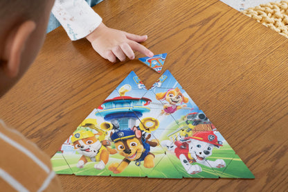 Triominos Junior: Paw Patrol | Match Your Favourite Paw Patrol Characters or Complete the Triangular Puzzle! | For 1-4 Players Ages 3+