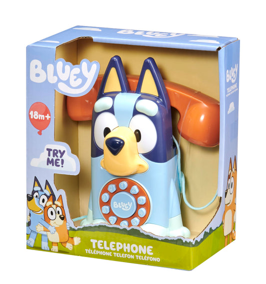 Bluey Telephone Electronic Playset Kids Toy Phone Realistic Retro Mobile Interactive Play For Children