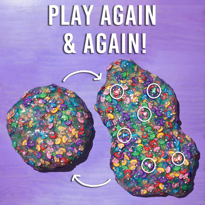 Crazy Aaron's Hide Inside Gnome Home Thinking Foam Stretch Toy with colorful foam interior and whimsical gnome design.