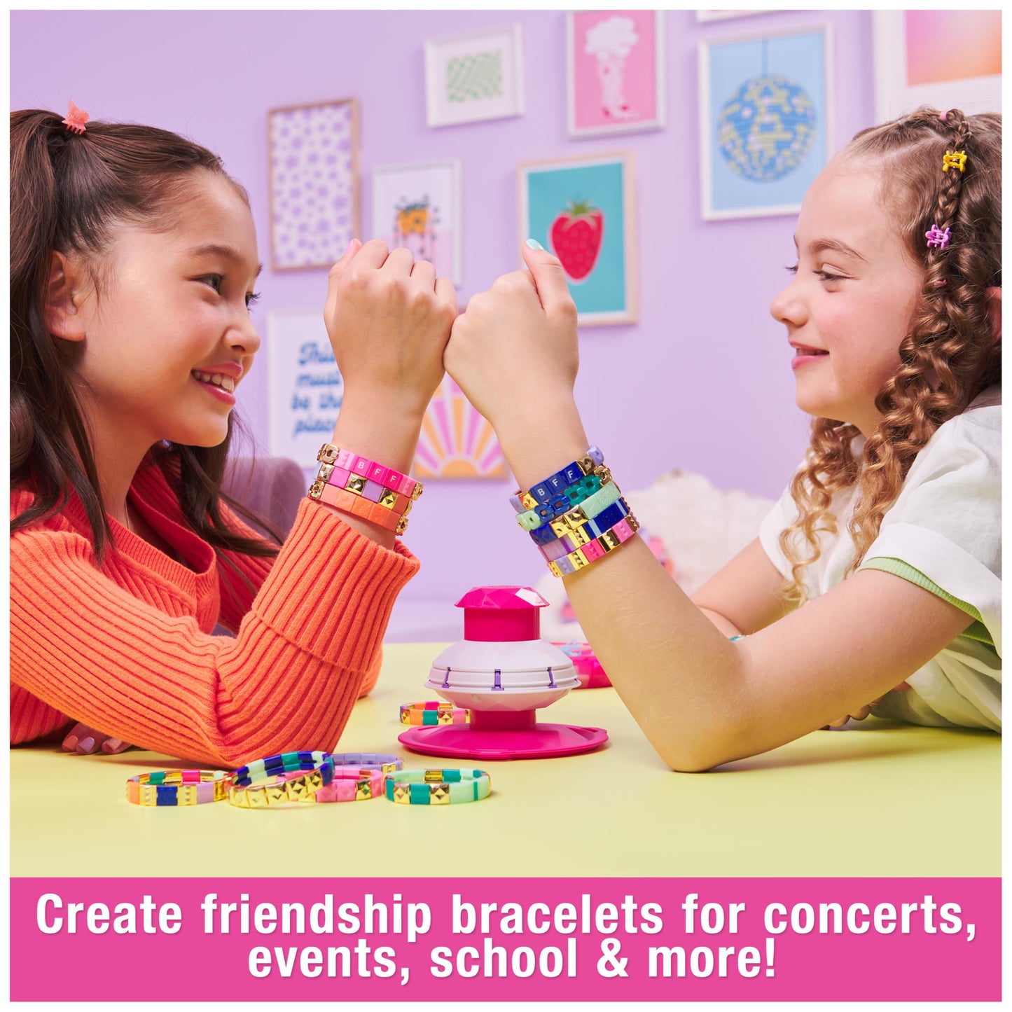 Cool MAKER PopStyle Bracelet Maker, 170 Stylish Beads, 10 Bracelets, Storage, Friendship Bracelet-Making Kit, DIY Arts and Crafts Kids’ Toys for Girls