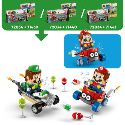 LEGO Super Mario Baby Mario vs. Baby Luigi Toy Set with collectible figures, cars, for kids and gamers, birthday gift idea
