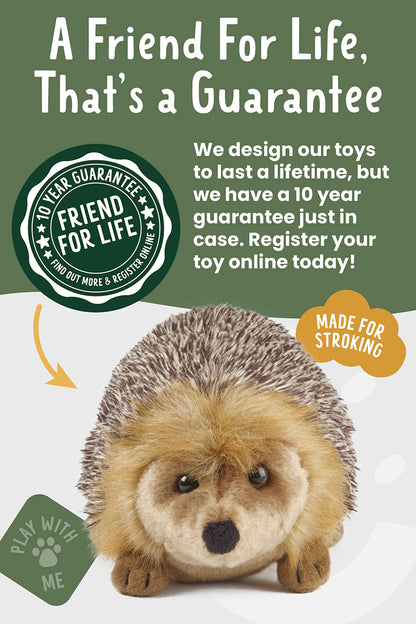 Living Nature Hedgehog Soft Toy | Fluffy Animal | Soft Toy Gift for Kids | 23 cm