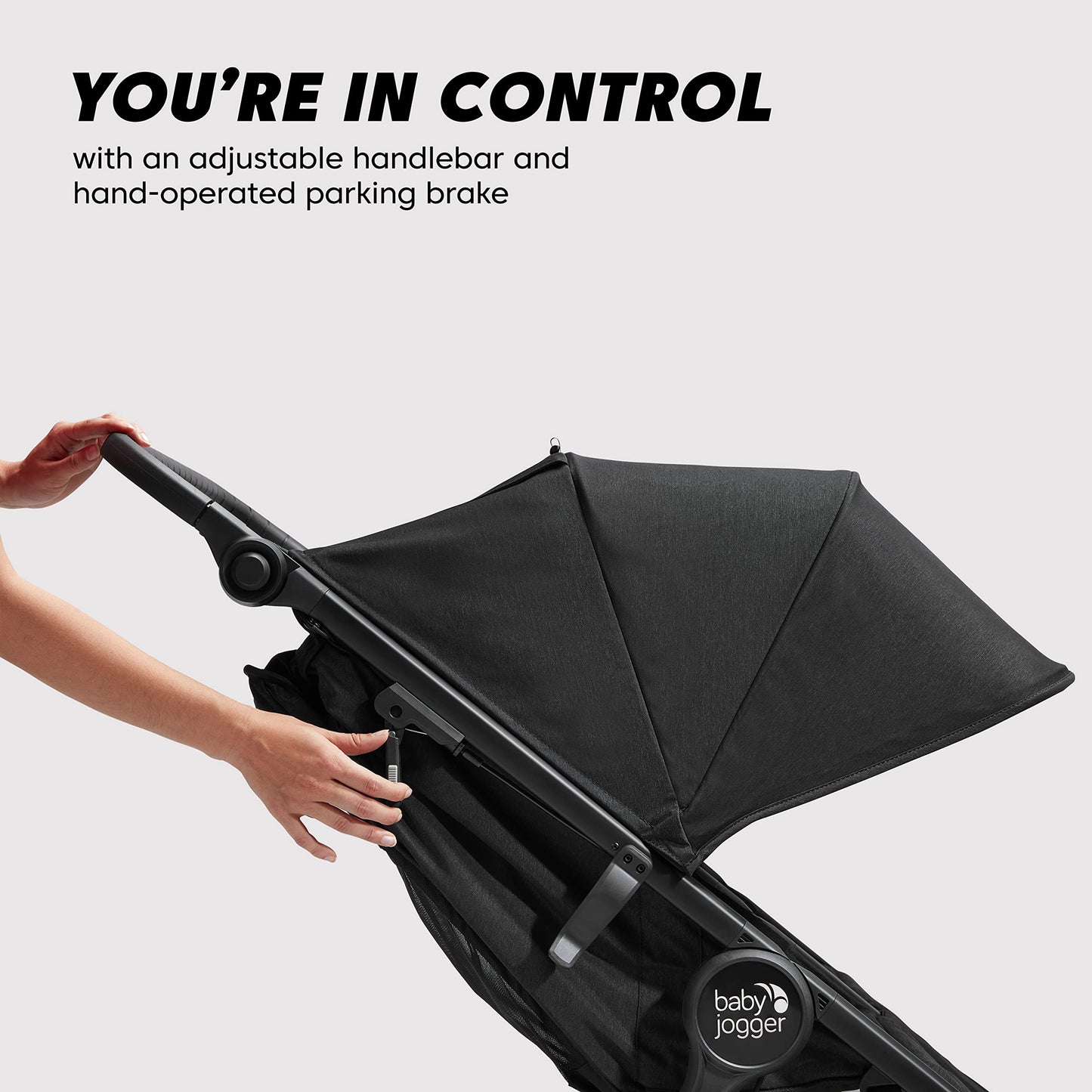 Baby Jogger City Mini GT2 Double All-Terrain Double Pushchair | Lightweight, Foldable Stroller | Opulent Black