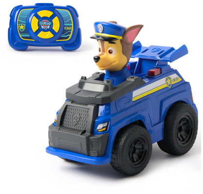 Paw Patrol Chase RC Action Cruiser, Remote Control Car with LED Lights and Easy-Steer Controller, Pretend Play Kids Toys for Boys and Girls Ages 3 and Up
