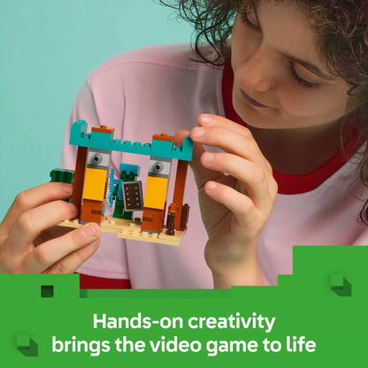 LEGO Minecraft The Illager Desert Patrol - Building Toy with Figures incl. a Pillager, Vindicator and Cactus Knight - Gamer Gift for 7+ Year Old Boys & Girls - 21267