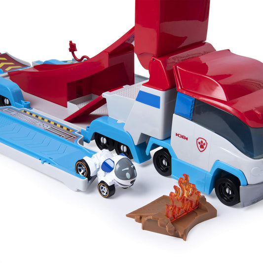 Paw Patrol, Launch’N Haul PAW Patroller, Transforming 2-in-1 Track Set for True Metal Die-Cast Vehicles