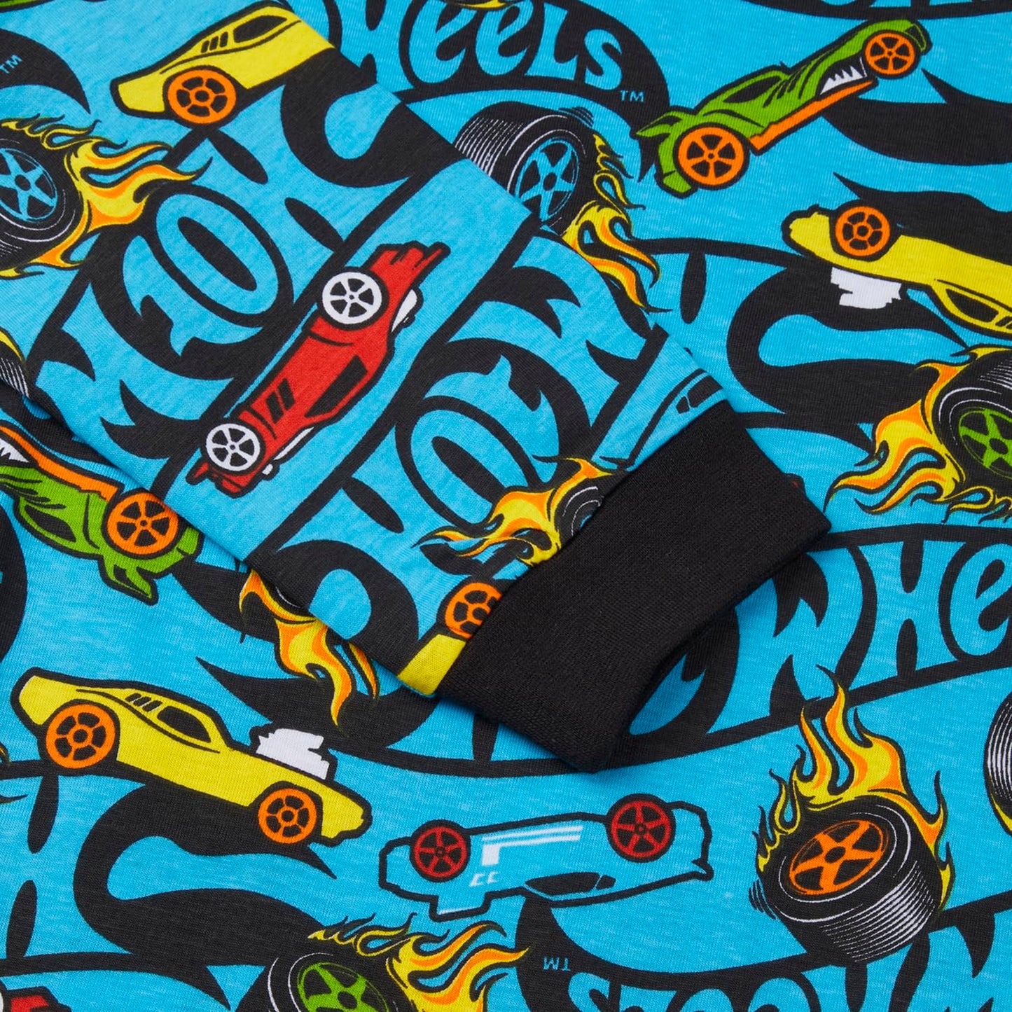 Hot Wheels Cotton Pyjama Sets for Boys | Official Clothes | Car Gifts - 4-5 Years Blue