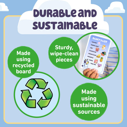 Orchard Toys Official Bluey Shopping List Matching and Memory Game for children age 3