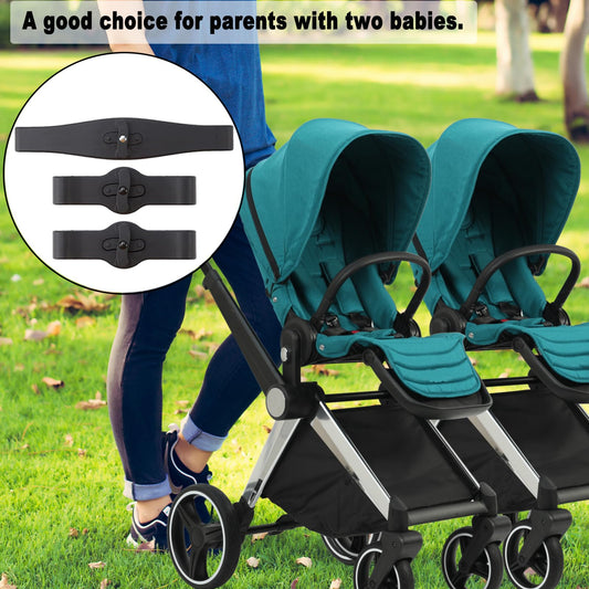 3pcs Baby Stroller Connectors, 2 in1 Twins Dual Stroller Connector Linker, Twin Stroller Connector Accessories Pram Twins Coupler Bush Pushchair for YOYO Strollers Pushchair