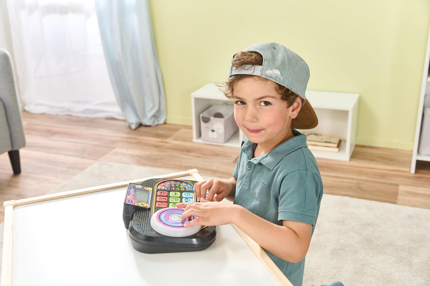 VTech Mix It Up DJ, DJ Mixer Toy for Kids, Lights and Sound Effects, 25 Interactive Buttons, Educational Toy, Interactive Toy for Kids Ages 3, 4, 5 Years, English Version