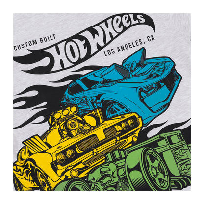 Hot Wheels Boys T-Shirts Pack of 3 |Short Sleeve 3PK Multipack T-Shirts for Boys | Official Clothing Merchandise 8-9 Years Multicoloured
