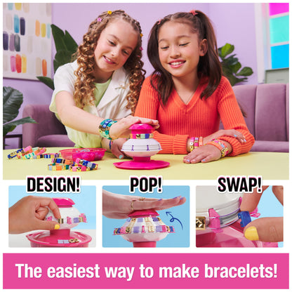 Cool MAKER PopStyle Bracelet Maker, 170 Stylish Beads, 10 Bracelets, Storage, Friendship Bracelet-Making Kit, DIY Arts and Crafts Kids’ Toys for Girls