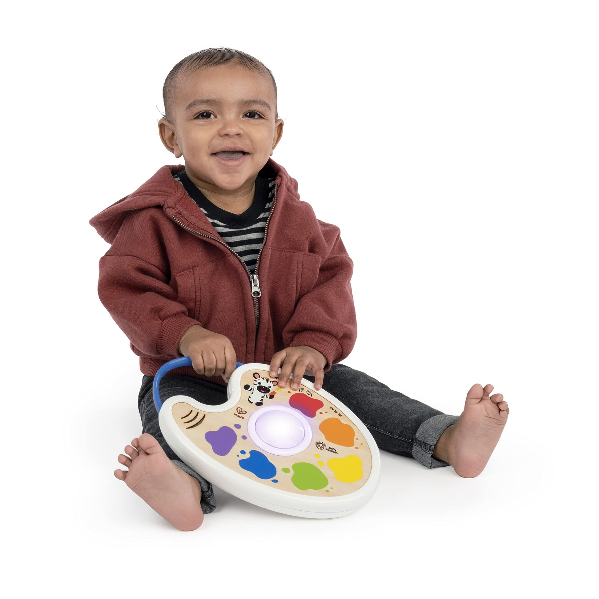 Baby Einstein Playful Painter Magic Touch Color Palette light-up toy with multicolor paints for babies 6+ months, suitable for boys and girls.