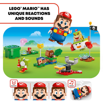LEGO Super Mario Adventures with Interactive Mario, Bowser Jr.’s Clown Car Playset Vehicle, Yoshi Toy, Mario Playset, Nintendo Toy Gift for Boys, Girls and Gamers Ages 6 and Up, 71439