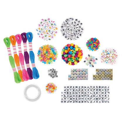 CRA-Z-ART Shimmer n Sparkle ABC Fashion Bead Bracelets Bracelet Maker Personalised friendship bracelets with over 700 beads Jewellery making kit Make your own friendship bracelets