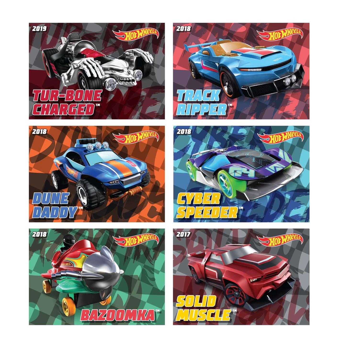 Hot Wheels On The Road Trading Card Collection - Multiset