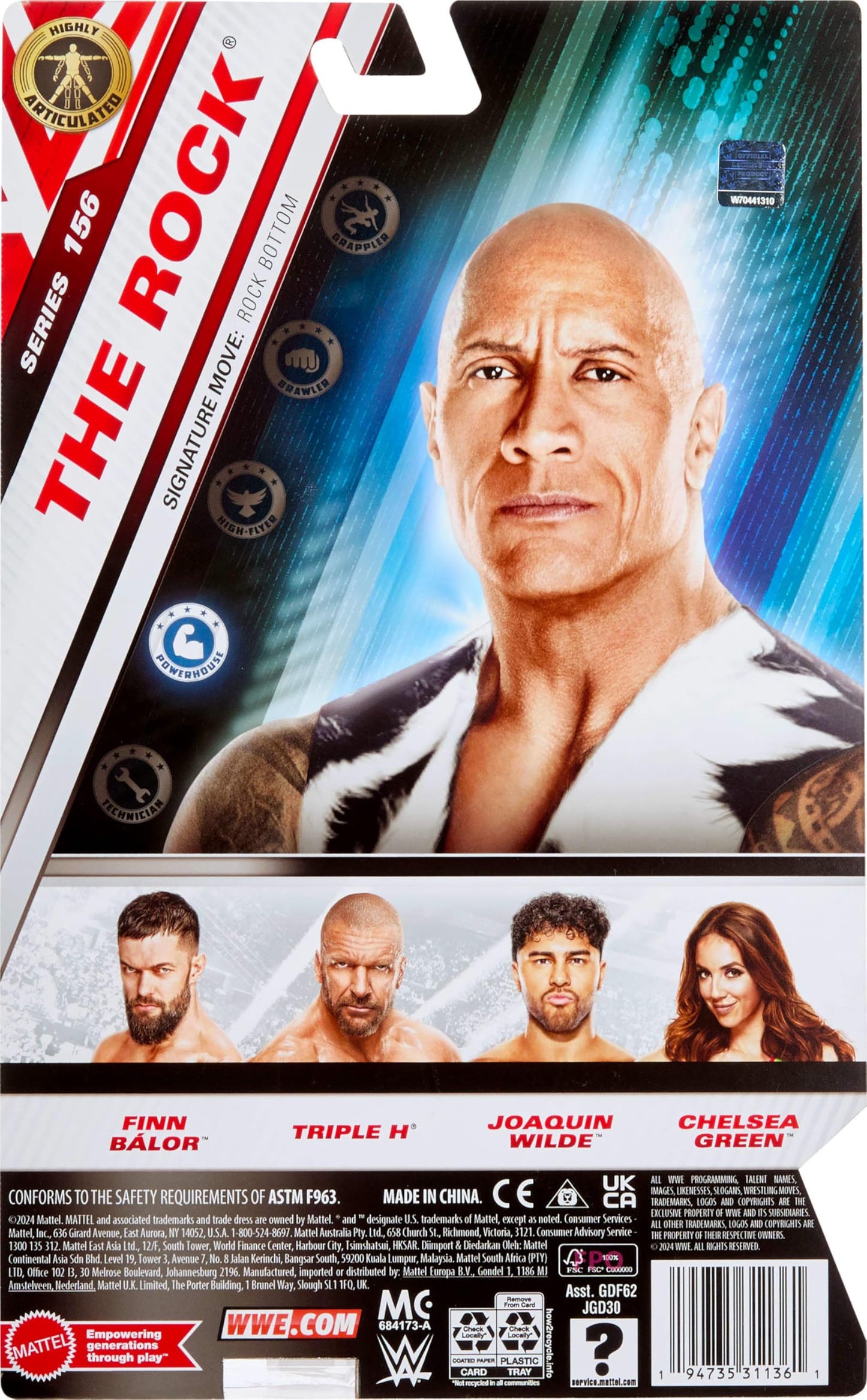 WWE Action Figure - Series #156 - The Rock