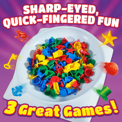 Drumond Park T73478 Dig In , Family Board Games for 2-4 Players, 3 in 1 Tabletop Games For Adults And Kids Suitable From 5+ Years
