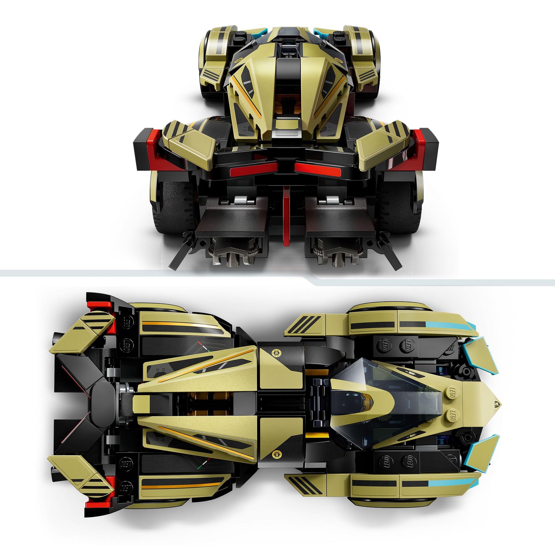 LEGO Speed Champions Lamborghini V12 Vision GT toy car model set for kids, featuring a detailed buildable design.
