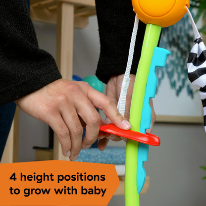 Baby Einstein Ocean Explorers Curiosity Cove 2-in-1 activity jumper and floor toy for babies 6-12 months, with colorful ocean-themed toys.