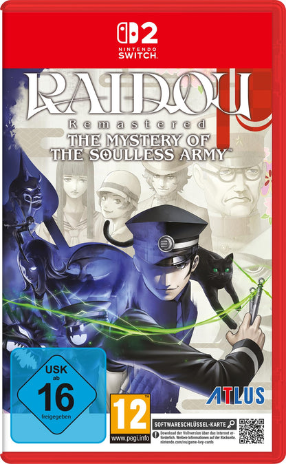 Nintendo Switch game Raidou: Remastered - The Mystery of the Soulless Army by Atlus, showing the game cover with artwork and title.