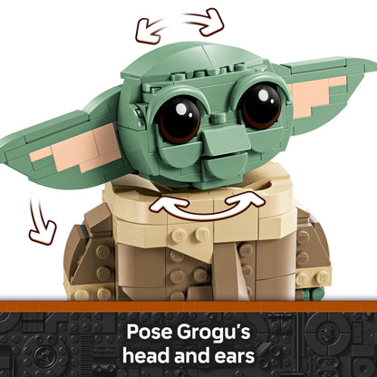 LEGO Star Wars 75403 Grogu with Hover Pram building toy set featuring collectible figure from The Mandalorian series.