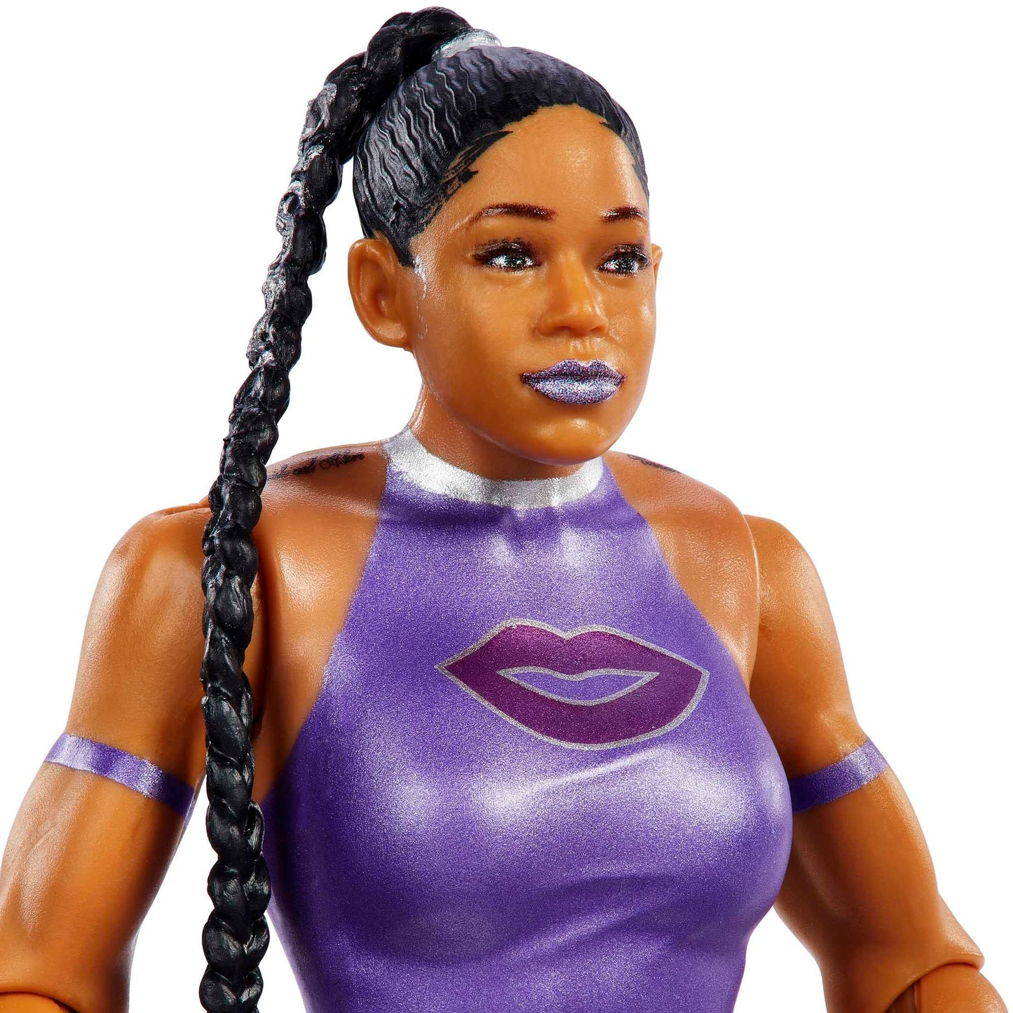 WWE Action Figure Bianca Belair WrestleMania Basics, Posable 6-inch Collectible for Ages 6 Years Old and Up, HKP82