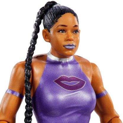 WWE Action Figure Bianca Belair WrestleMania Basics, Posable 6-inch Collectible for Ages 6 Years Old and Up, HKP82
