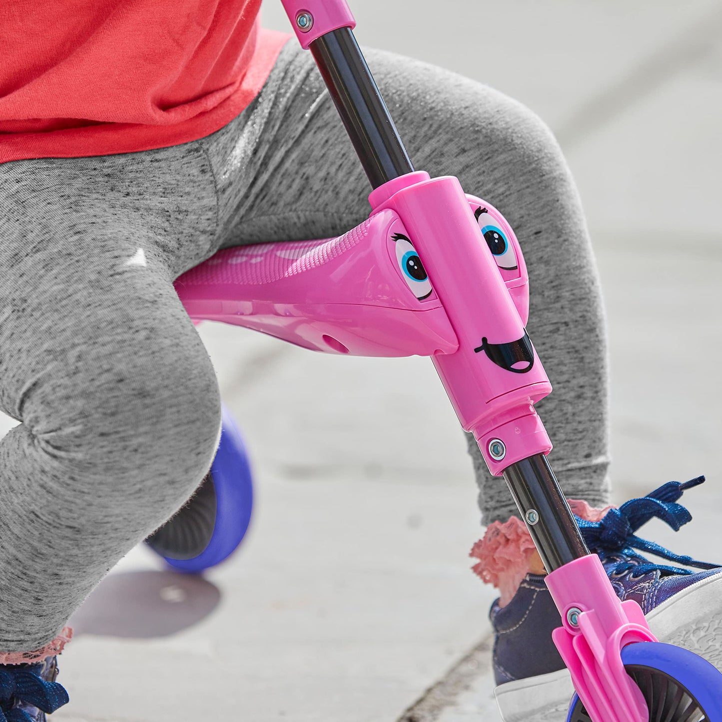 Scuttlebug 3-Wheel Foldable Ride-On Tricycle for 1+ Year Old Boys and Girls, Butterfly Trike, Antennae Handlebar, Develop Your Toddler’s Balance and Motor Skills, Fun with No Surface Scratches