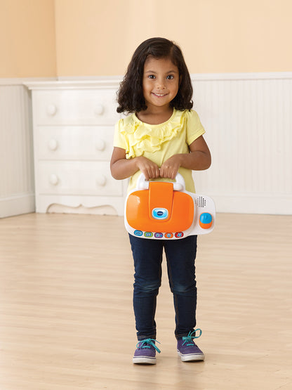 VTech 155403 Pre School Laptop Interactive Educational Kids Computer Toy with 30 Activities Suitable for Children 3, 4, 5+ Year Olds Boys & Girls, White/Orange