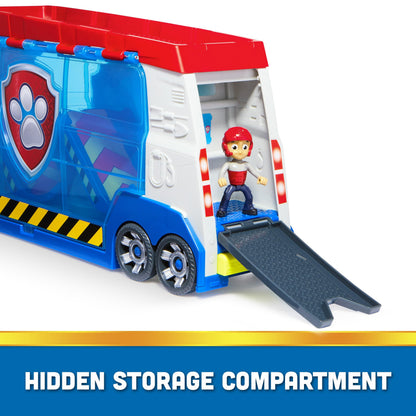 Paw Patrol, Transforming PAW Patroller with Vehicle Launchers, Lights & Sounds, Ryder Action Figure & ATV Toy Car, Kids’ Toys for Boys & Girls Ages 3+