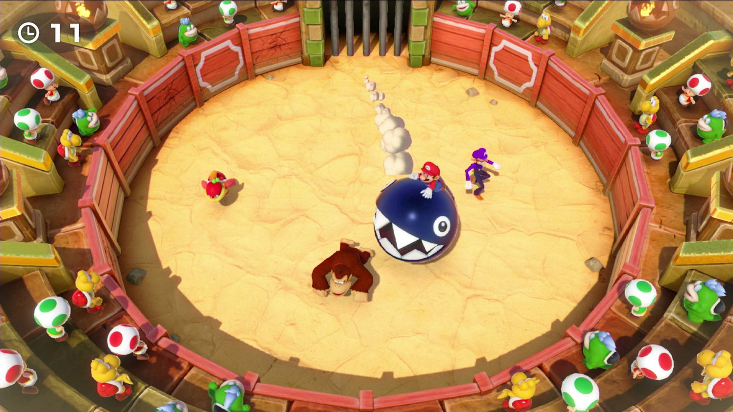 Nintendo Super Mario Party game for Nintendo Switch, featuring colorful game characters on the box art.