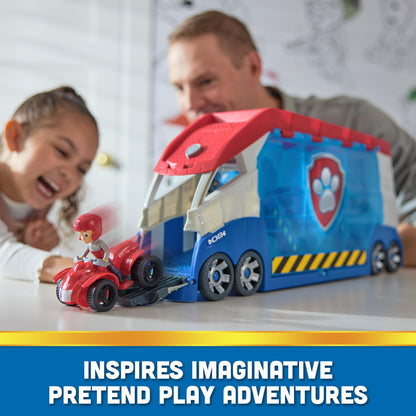 Paw Patrol, Transforming PAW Patroller with Vehicle Launchers, Lights & Sounds, Ryder Action Figure & ATV Toy Car, Kids’ Toys for Boys & Girls Ages 3+