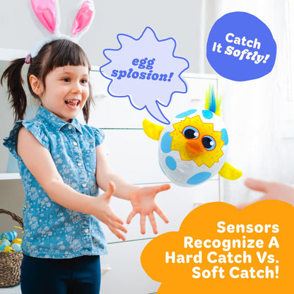 Move2Play, Egg Toss, Hilariously Wild and Fun, Active Play Kids Game, Birthday Game For Kids Ages 3, 4-8+, Preschool, Toddler, Indoor, Outdoor Toy