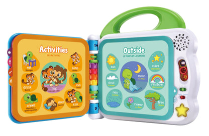 LeapFrog 601503 Learning Friends 100 Words Baby Book Educational and Interactive Bilingual Playbook Toy Toddler and Pre School Boys & Girls 1, 2, 3, 4+ Year Olds, Multi-Colour, One Size