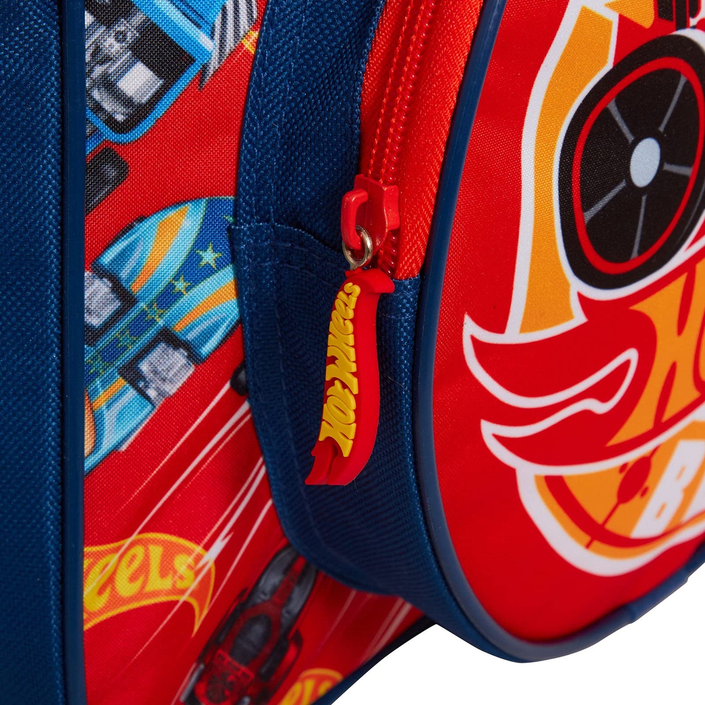 Hot Wheels Backpack For Kids Large Cars School Travel Sports Bag with Drinks Holder
