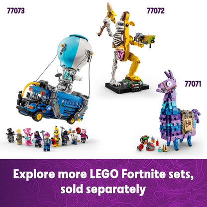 LEGO Fortnite Durrr Burger set featuring building pieces and collectible figure for creative play and construction.