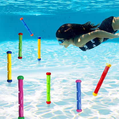 COSORO 5Pcs Diving Sticks Toys Swimming Pool Sinking Toys Swimming Sinkers for Kids 7-12 Years Old,Underwater Diving Toy,Dive Sticks Water Underwater Pool Training Toy for Girls Boys Gifts