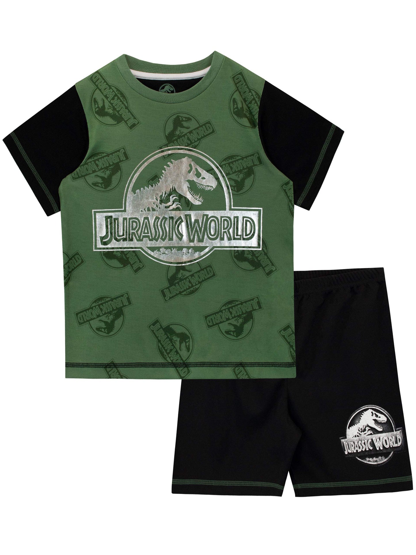 Jurassic World Boys Dinosaur Pyjamas Black Age 5 to 6 Years